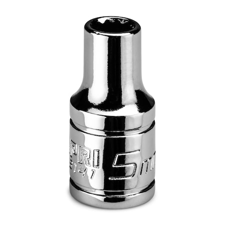 1/4 In Drive 5 Mm 12-Point Metric Shallow Socket